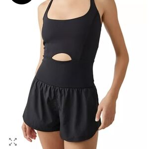 FP Movement by Free People Black Jumpsuit